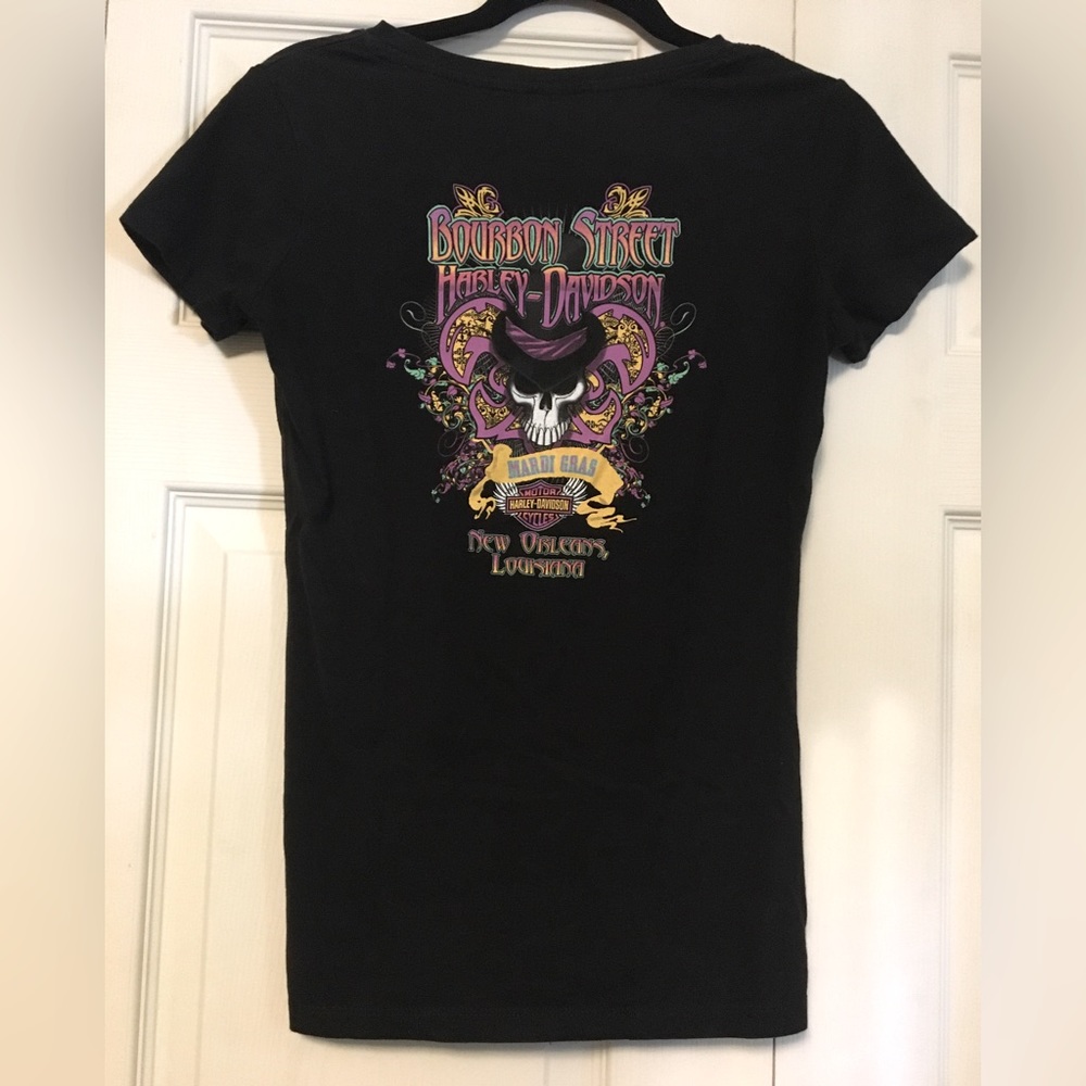 Harley Davidson Mardi Gras Tshirt